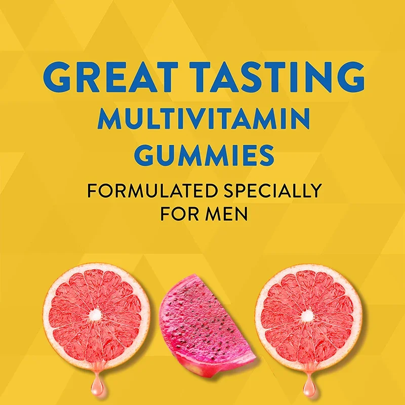 علكات الفيتامينات المتعددة للرجال - تدعم الطاقة وصحة المناعة وتعزز الحيوية وتحسن الهضم