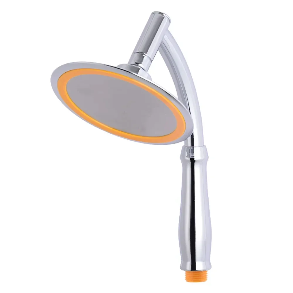 Soffione doccia da bagno a pioggia regolabile a 360° ad alta pressione da 6 pollici - Accessori per rubinetti spa Prolunga per tubo da giardino Rubinetto girevole