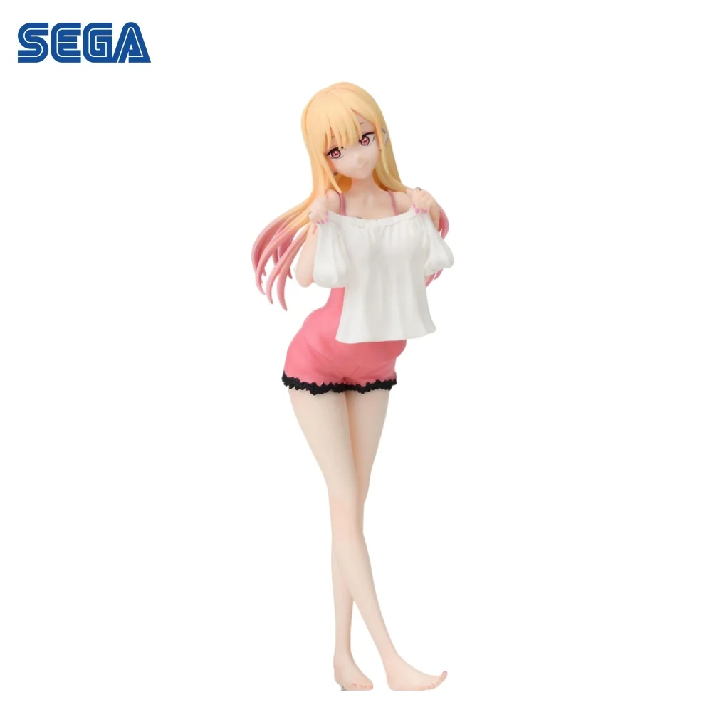 SEGA My Dress-Up Darling Anime Marin Kitagawa Luminast Trying On Action Figures Model Figurine Original Figuarts