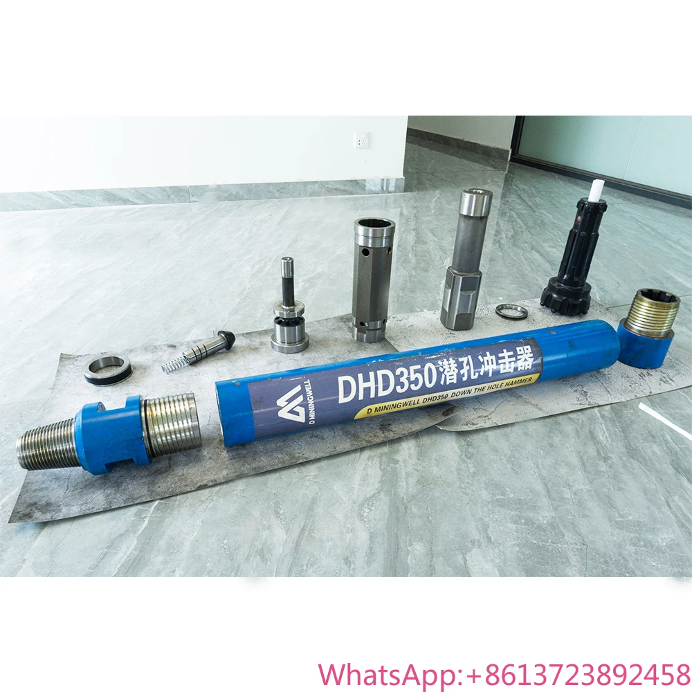 

DHD350 5 inch high pressure DTH drilling hammer Factory Direct Price for Water Well drilling mining 2023 hot selling