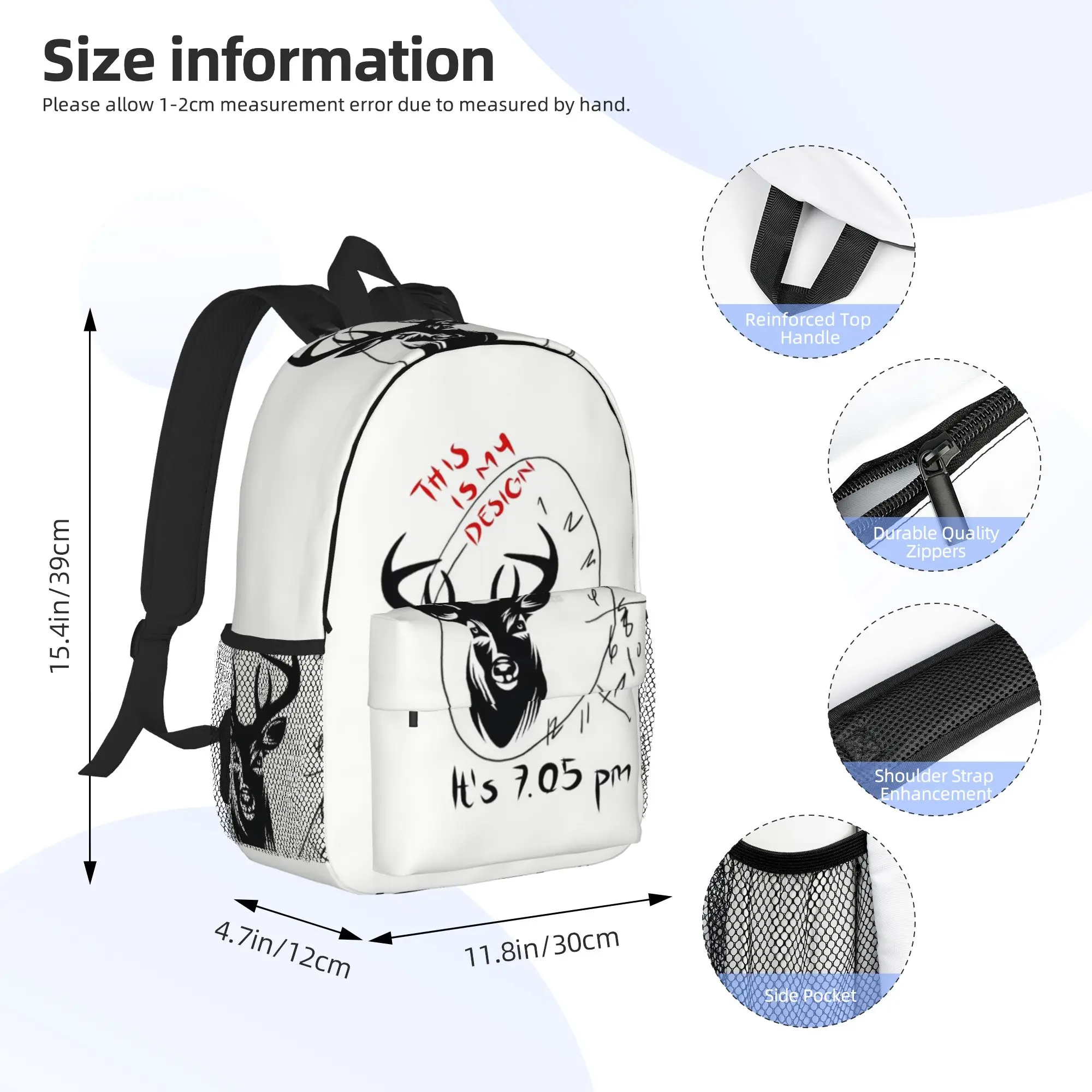 Hannibal Mads Mikkelsen Backpack Hot Sale Daypack Large Capacity Boys Girls BookBag Shoulder Bags for Men Women School Bag