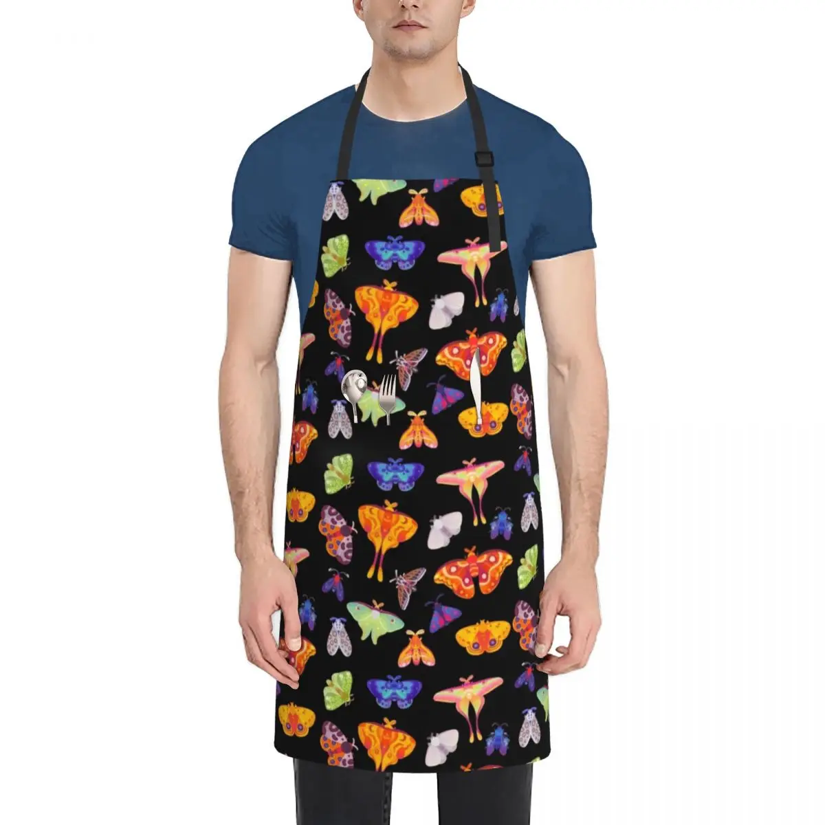 

Moth Apron Sexy Chef Uniform For Men chefs Men kitchen Apron