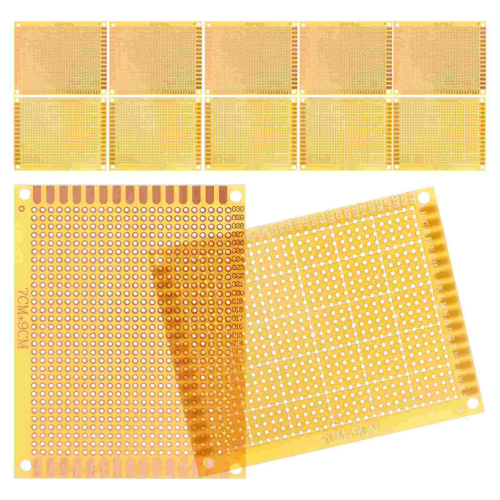 12 Pcs Breadboard Electronic Circuit Fiberglass Cloth Base Epoxy Resin (EP) Double Sided