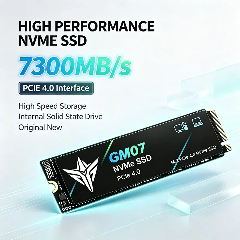 2026 GM07 New M2 NVMe PCIe Gen4 Embedded Solid State Drive 500GB 1TB 2TB 4TB High Speed SSD Gaming PC Office Notebook System