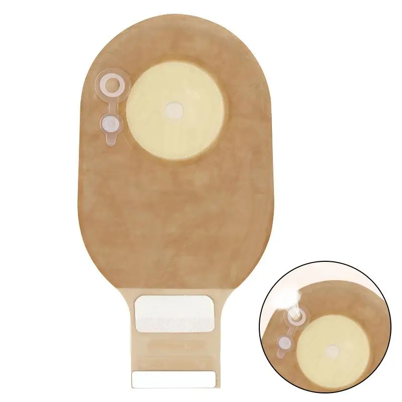 1Pcs High Absorbency Odor Proof Ostomy Bags Drainable Colostomy Bag 65mm Hole For After Surgery Care〔San〕