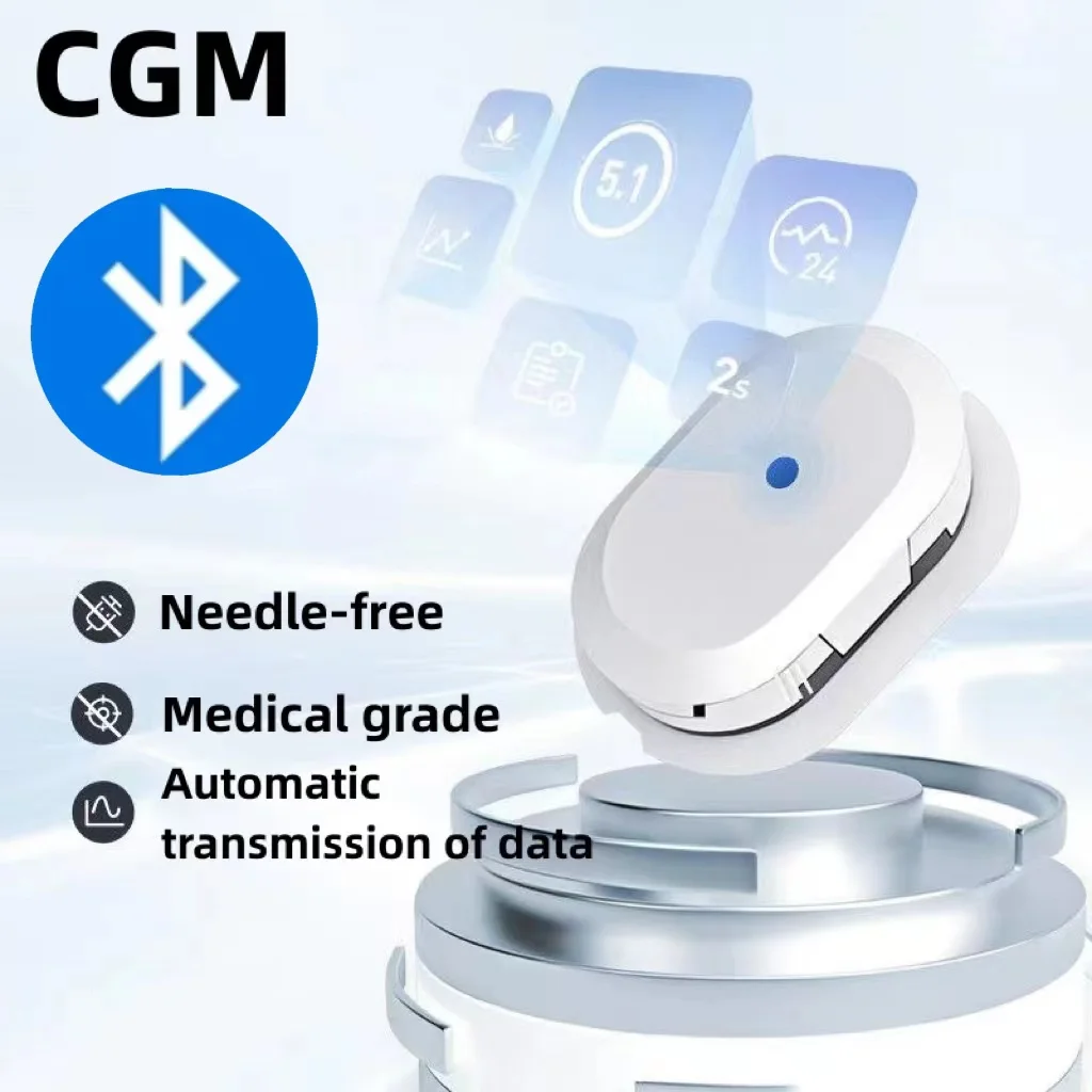 Freestyle Libre Aidex Dynamic Blood Glucose Monitoring CGMS 24h Realtime Monitor Scan Free Multilingual System Remote Monitoring