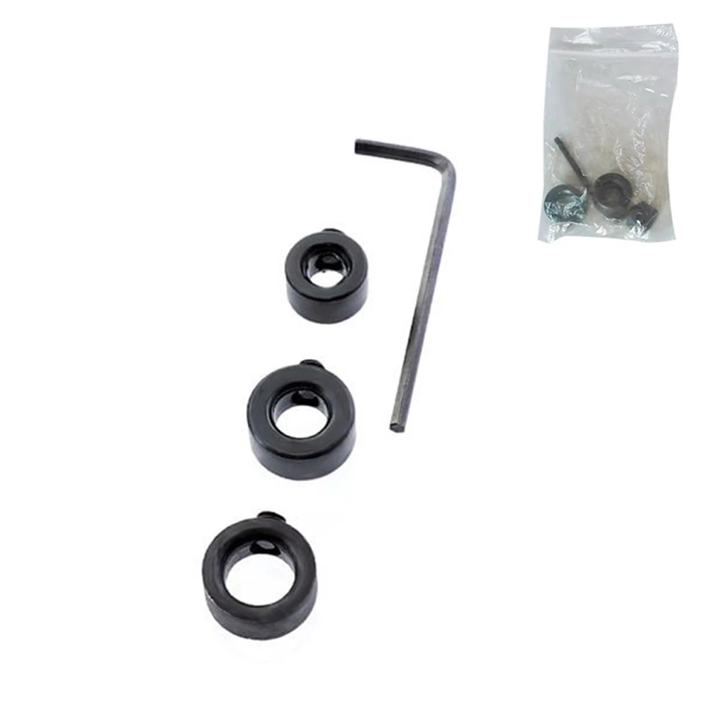 

Стопорный ошейник, стопорный ошейник для сверления, 6, 8, 10 мм, черный цвет, материал из быстрорежущей стали, ограничительное кольцо, локатор сверл, фреза