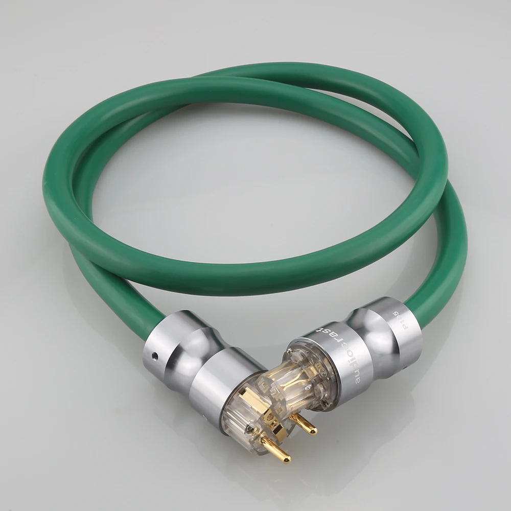 

Audiocrast P108 High-End Audio Power Cable Schuko AC Cord Copper Silver Mixed for HiFi CD Amp Audio System