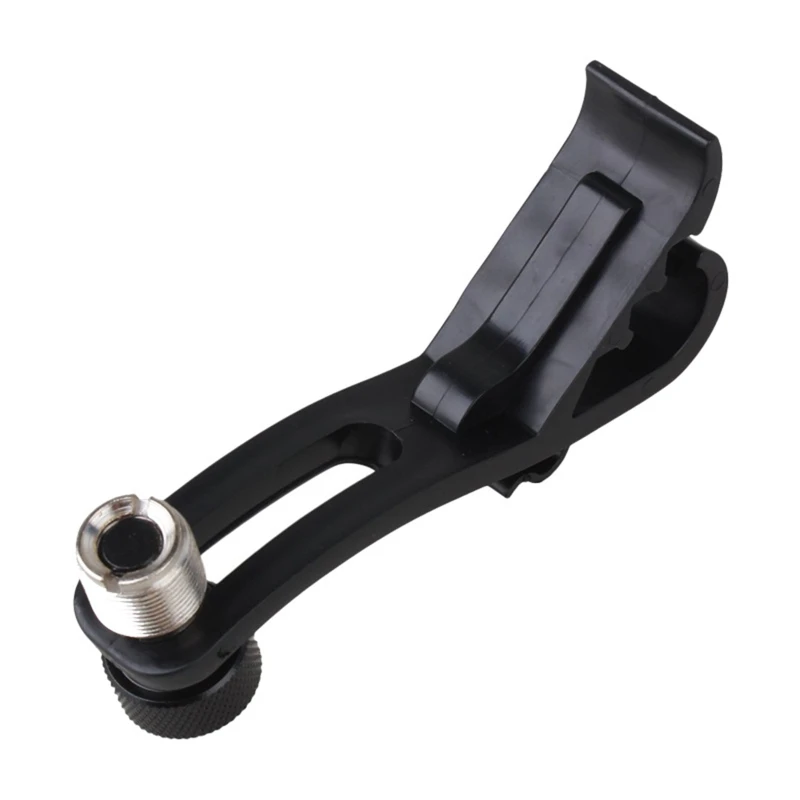 Universal Drum Mic Clamp Shockproof Clip Holder for Rim Mount Drum Accessories Drum Mic Shockproof Clamp for Instrument