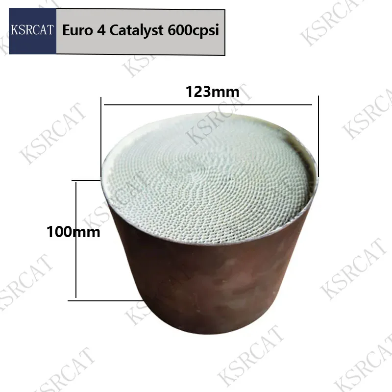 

Catalyst Carrier 123*100MM Euro 4 Universal Honeycomb Metal 600Cpsi Catalytic Converter Suitable FOR Auto Engine Parts