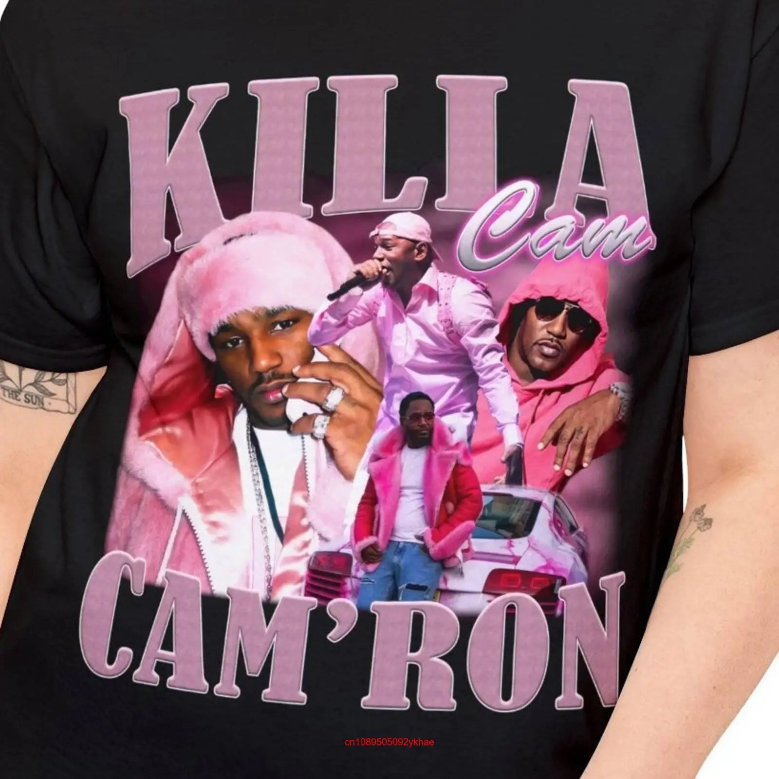 Killa Cam Ron Vintage-Camiseta de manga larga o corta