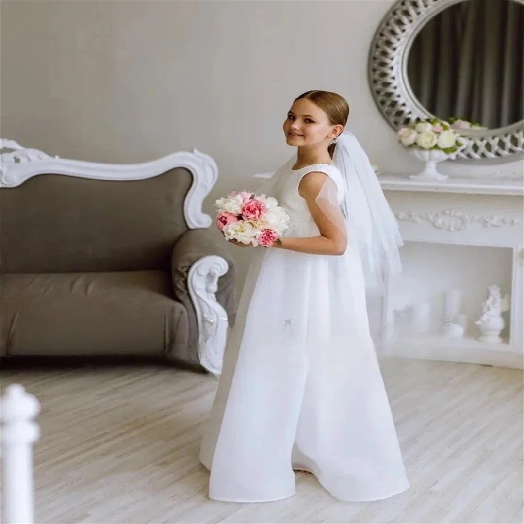 فستان فتاة الزهور بوهو مع لؤلؤي للأطفال الصغار فستان رسمي توتو لوصيفة العروس الأميرة الكرة ثوب فساتين المسابقة للفتيات
