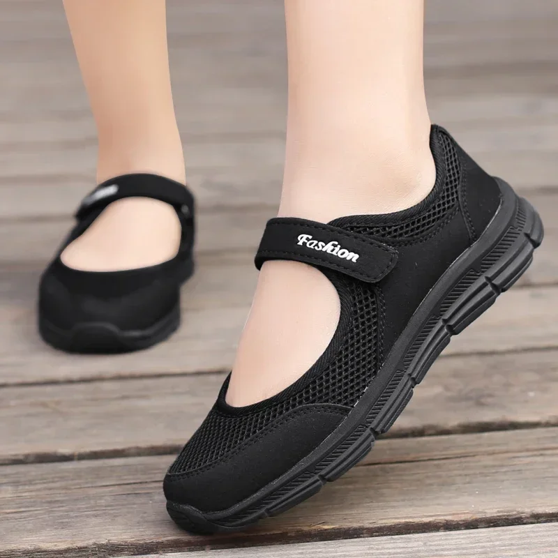 Women Shoes Breathable Vulcanized Shoes White ZapaWomen Sneakers Fashion Breathable Mesh Casual Walking Shoes Women Work Shoes