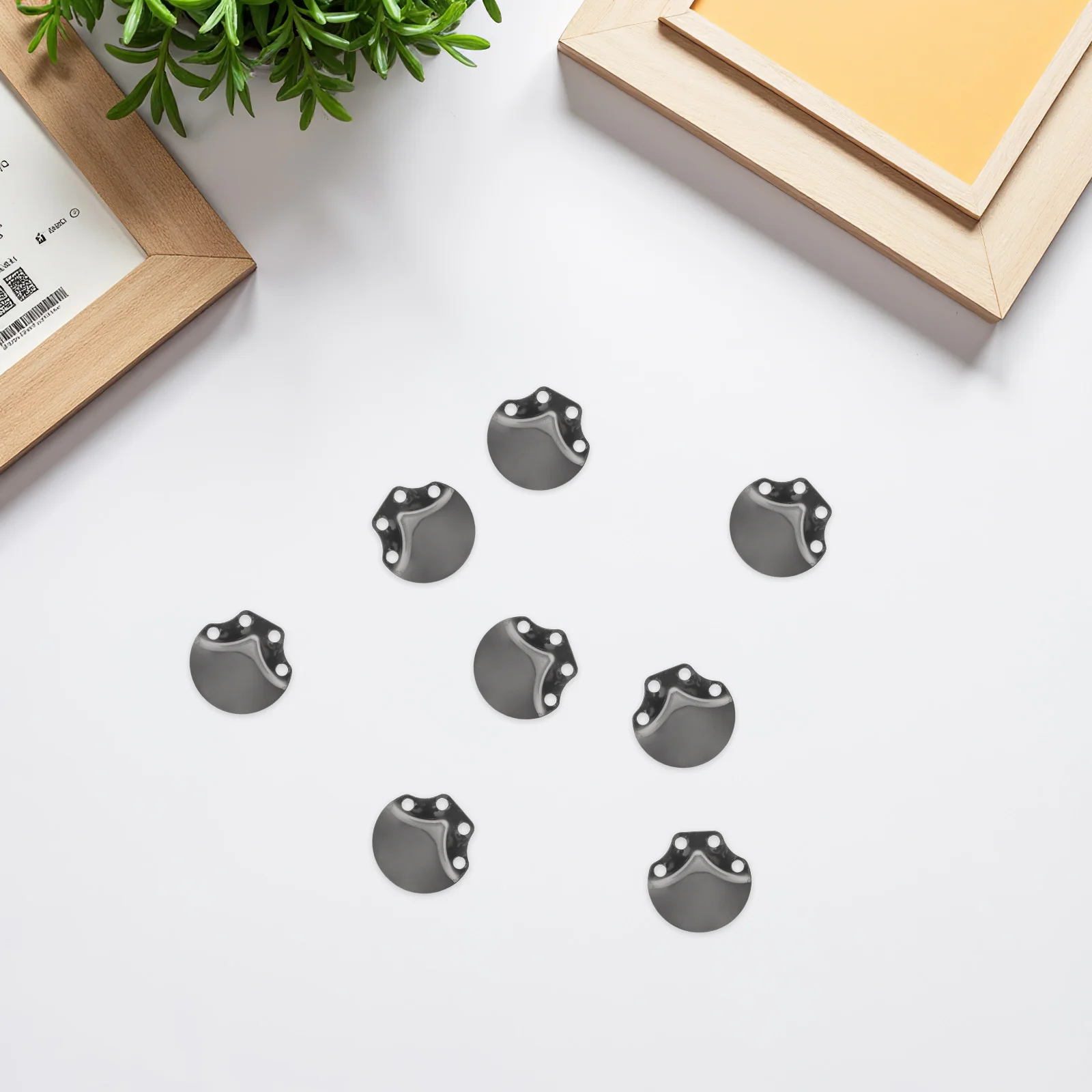 

100pcs Armor Scales Stainless Steel Medieval Fish Scale Material For Diy Cosplay Larp Knight Costume Repair Supplies