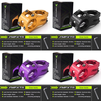31.8MM Handlebar Stem 6061 Aluminum Alloy Hollowed-out Short Road Mountain Bike Bridge Cycling Short Stem Bicycle Accessories