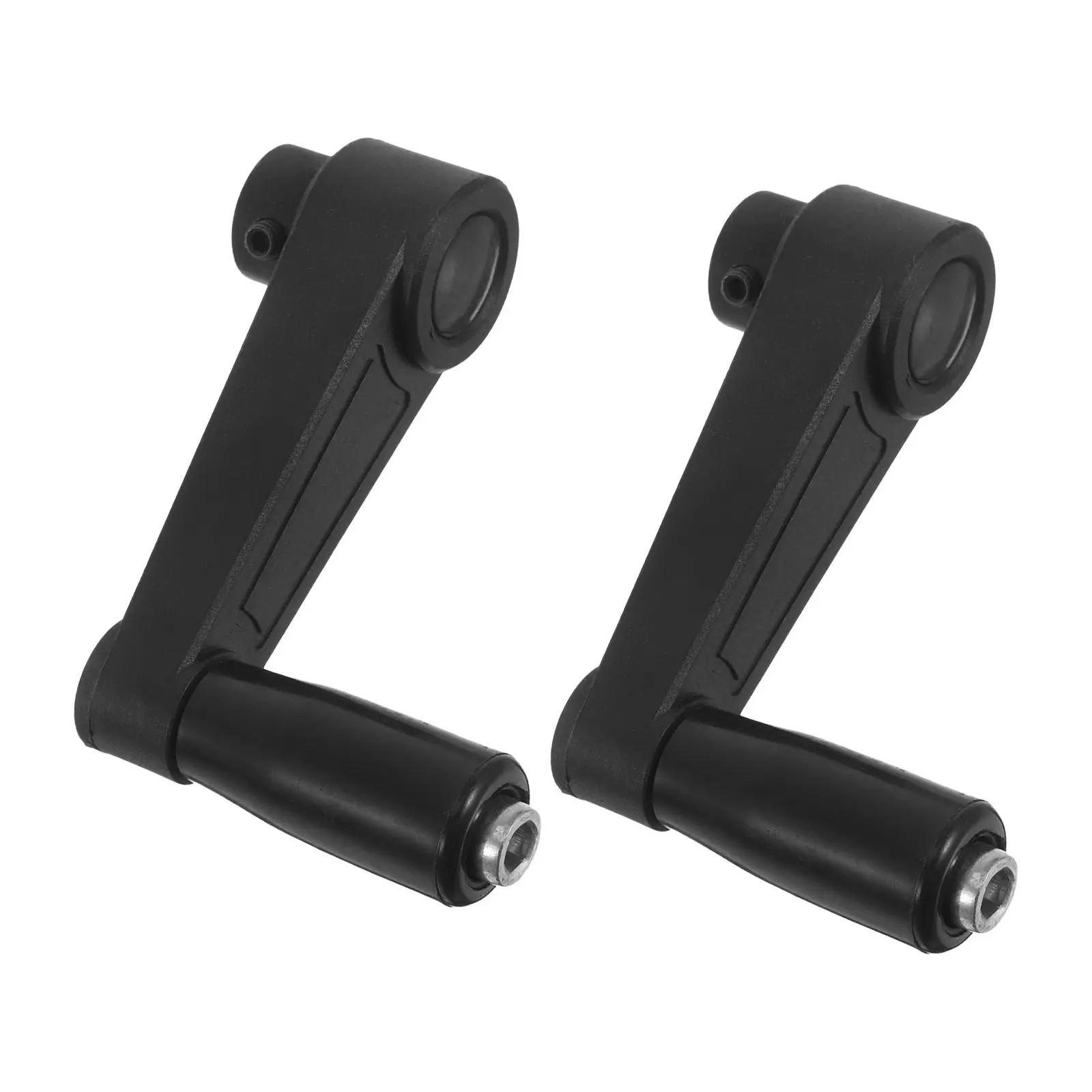 2Pcs Hand Crank Generator Handle Replacement 8mm Round Hole Manual Crank Arm for Generator Hand Start Lever Outdoor Power Tool