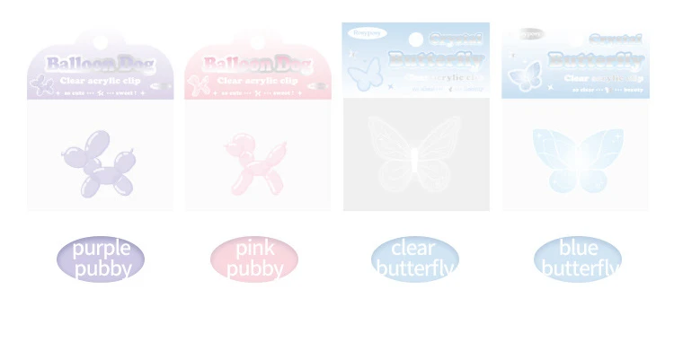 Clipe claro Transparente Acrílico Clipe Nota Bill Clipe Clipes Cauda Longa Binder Acessórios de Escritório Bookmark Notebook Acessórios