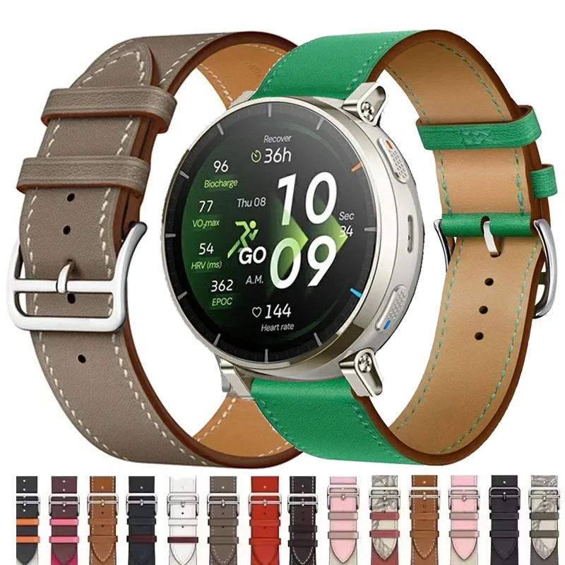 22 mm 20 mm weiches Lederarmband für Amazfit Active 3 Premium/Active 2/Active Max/Balance 2/Bip 6 5 3/GTR/GTS 4 3 2 Armbandschlaufe