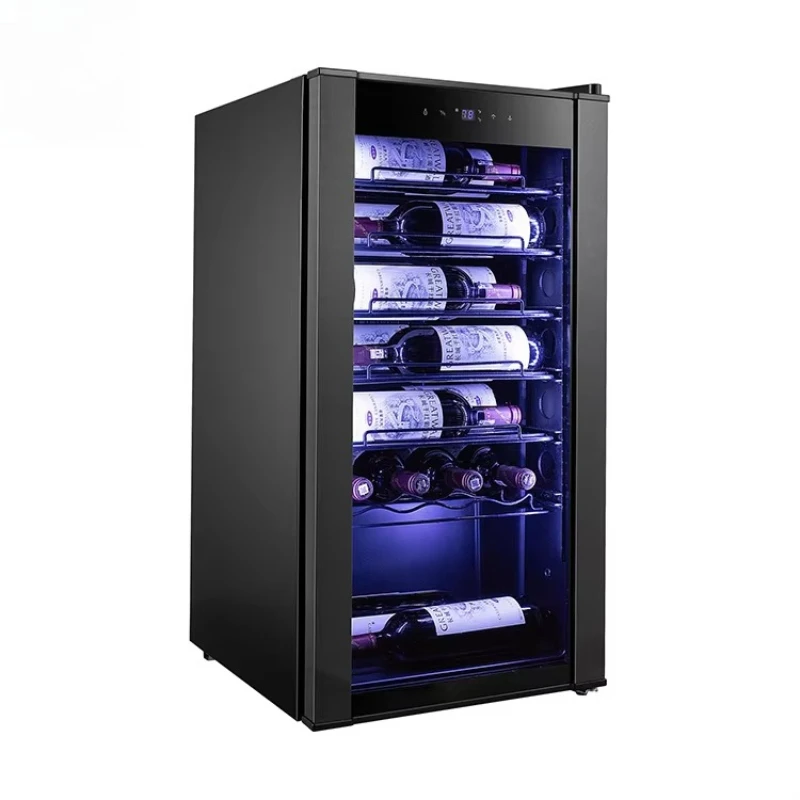 

Factory Supply 28 Bottles Compressor Cooling Custom logo Luxury Electrical Steel Wine Cooler Fridge