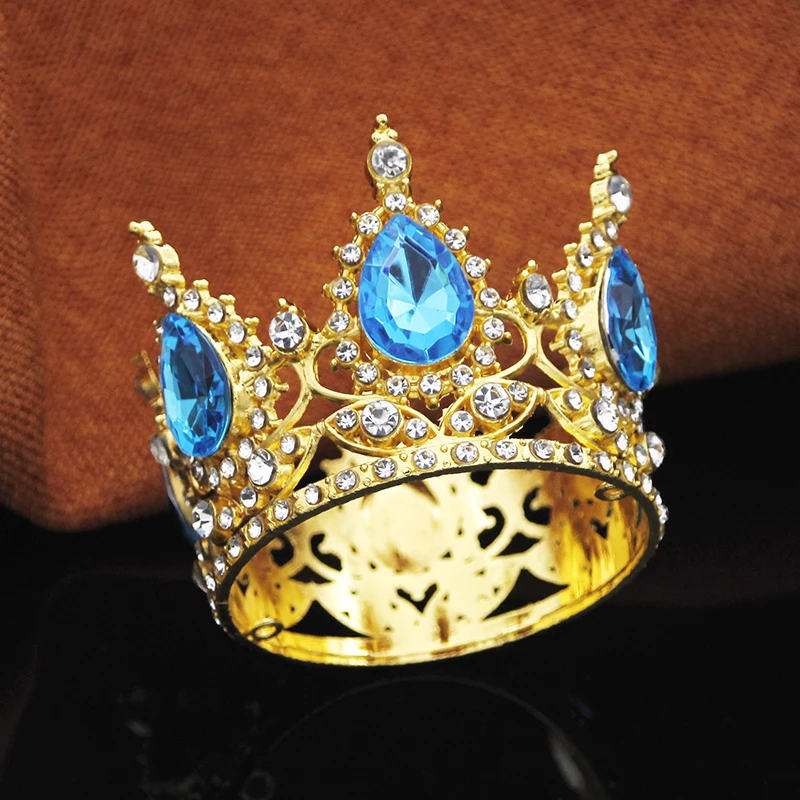 Prinses Kleine Tiara's voor Bruids Bruiloft Bloem Decoratie Cake Crown Topper Meisjes Verjaardagscadeau Diadeem Sieraden Accessoires
