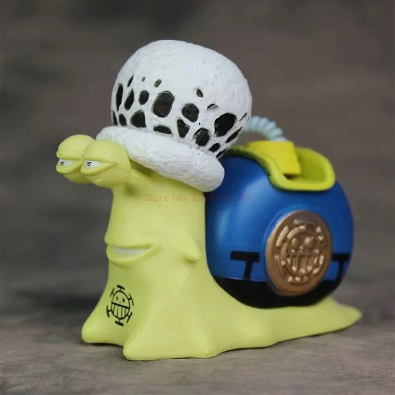 One Piece 8cm Anime Figure Den Den Mushi Manga Statue Decor Pvc Action Figurine Collection Model Toys Birthday Gifts Hot