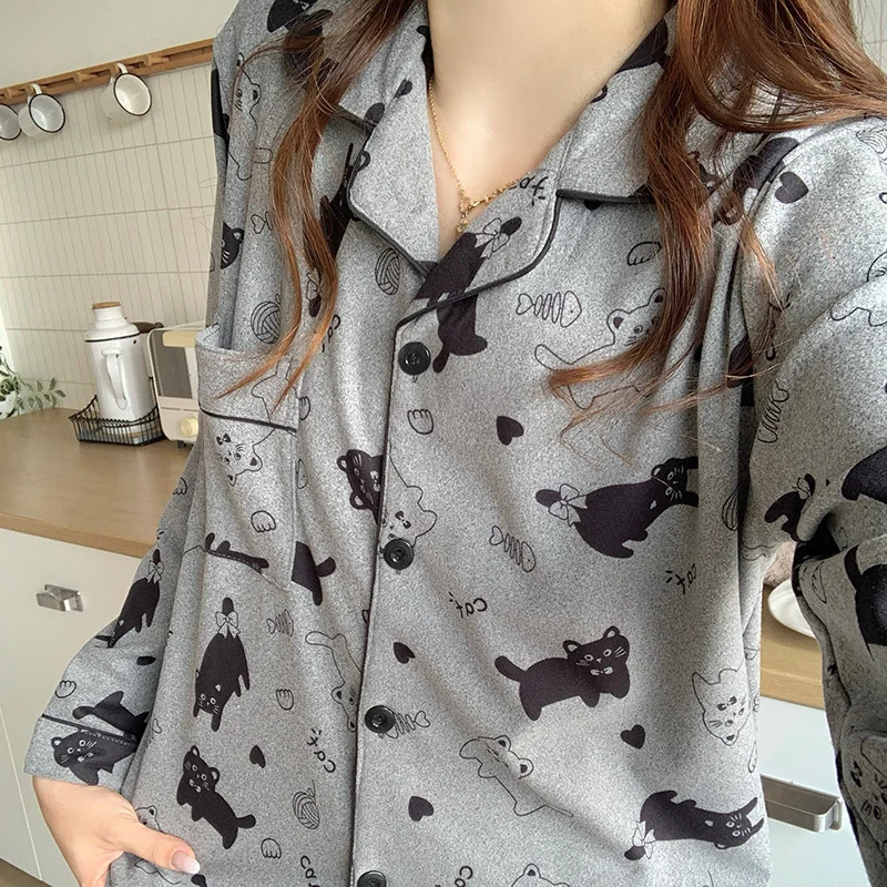 

Pajama Sets Hooded Women Autumn Polyester Solid Set Bow Decor Homeclothes Crew Neck Long Sleeve Shorts Stretchy Teen Friendly OL