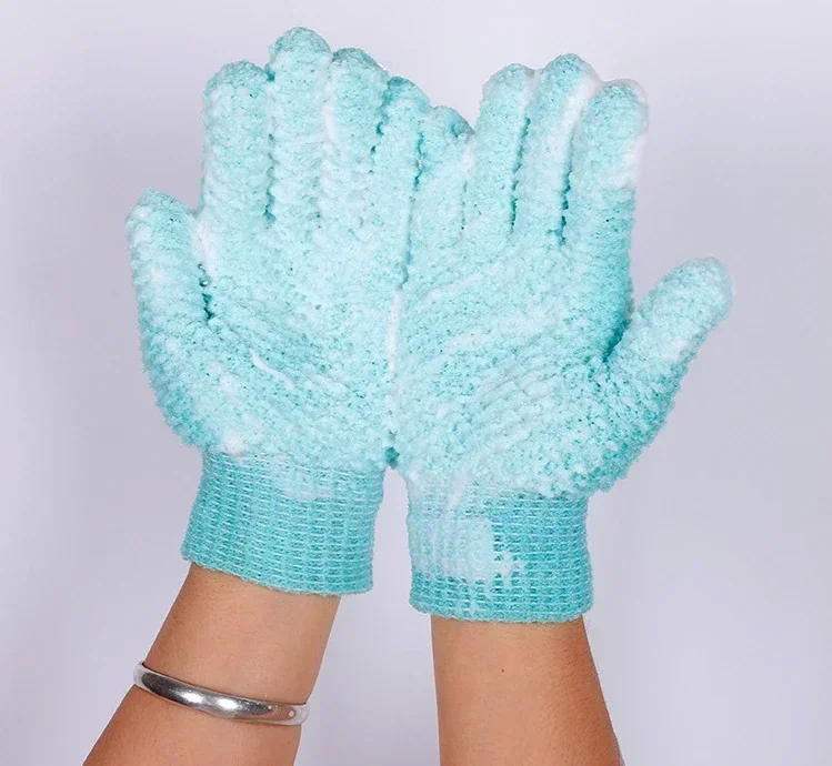 Exfoliating Gloves Bath Sponge Body Dead Skin Remover Bathroom Shower Brush Massager Scrub Exfoliator Magic Bathing