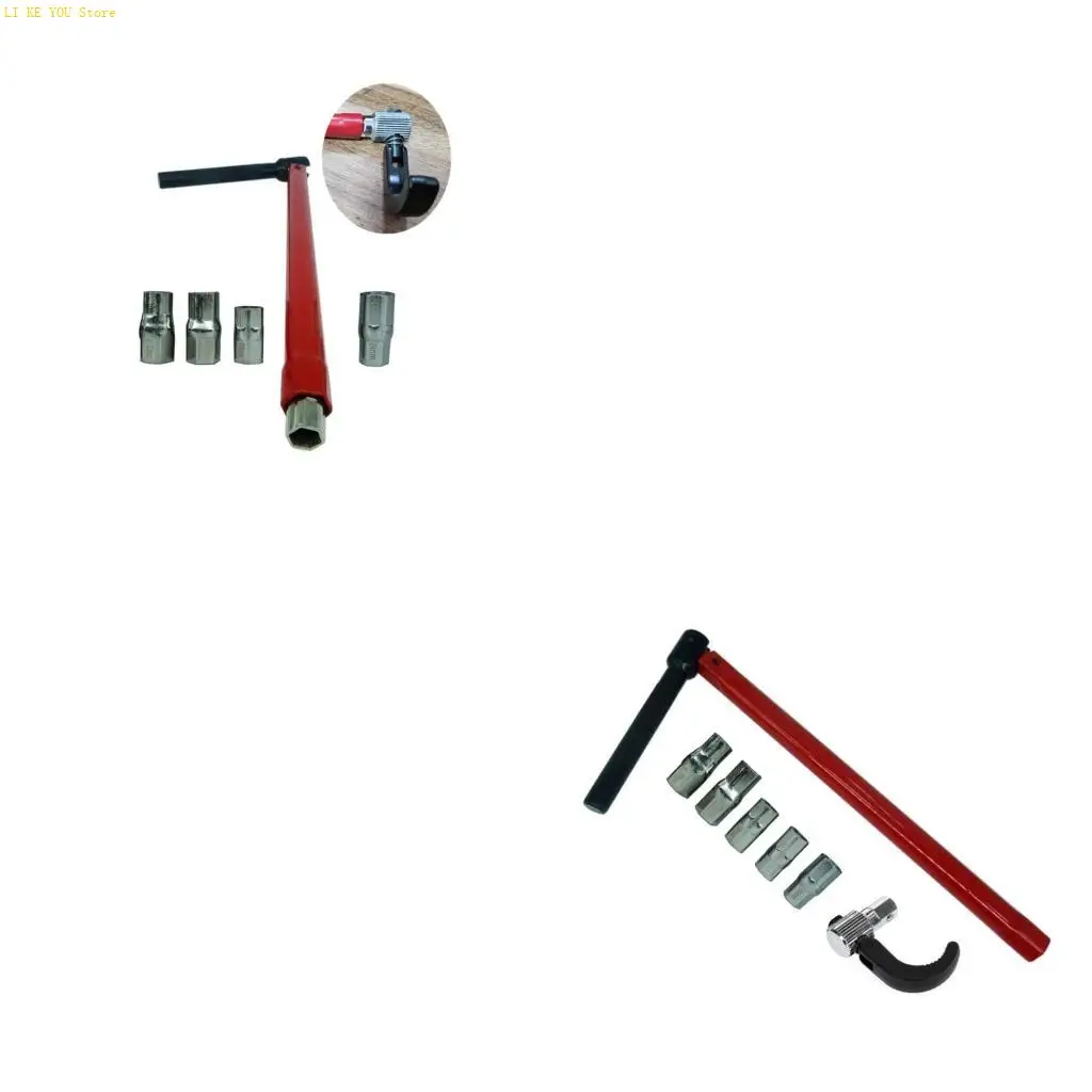 W3JE Heavy Duty Faucet Wrench Socket Plumber Adjustable Tool for Plumbing Repair