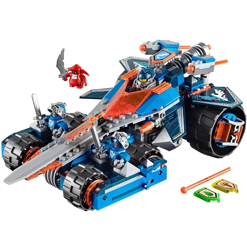 Nexo Knight Series Clay Chariot Building Blocks 4in1 Rumble Blade Fortress Castle Figures Bricks Toys For Boy Kids Gifts