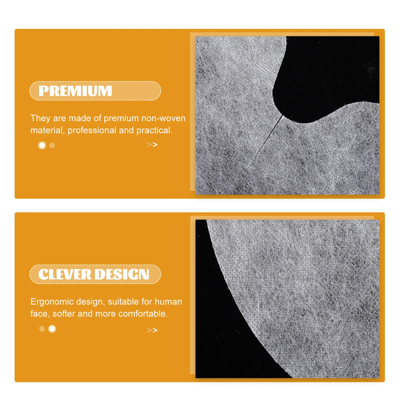 

100pcs Disposable Face Pillow Covers Non-Woven Massage Bed Hole Pad For Beauty Salon Spa Ergonomic Breathable Rest Cradle Cover