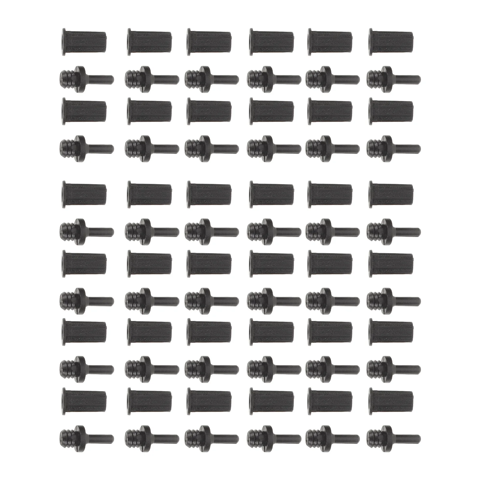 

30Pcs Audio Speaker Grille Clips Secure Fastener Kit Plastic Snap Buckles Dustproof Speaker Grill Mesh Pegs for Theater Studio