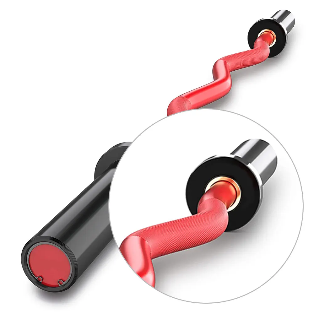 

Heavyweight Anti-Corrosion Curl Barbell Free Weights for Fitness Studios New