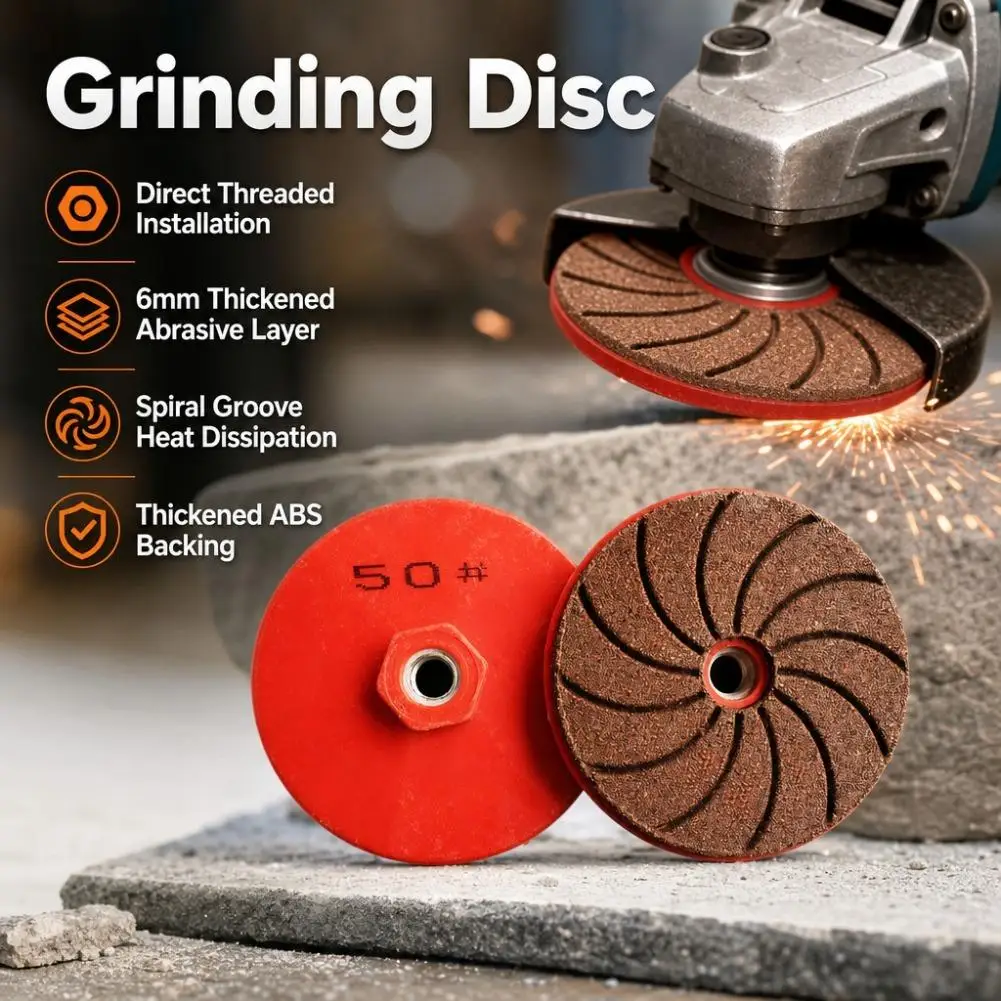 Sanding Disc 80mm Silicon Carbide Grinding Wheel 50/100/200 Grit for 100 Type Angle Grinder Tile Stone Metal Wood Polishing Disc