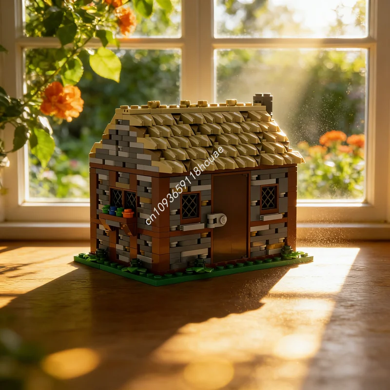 

609pcs MOC Castle Medieval Home 4 Model Building Blocks Christmas Gifts Construction Toys Assemble DIY Education Creative Idea