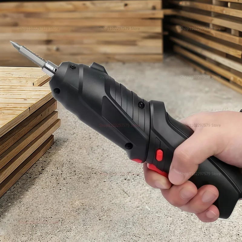 3.6V Electric Screwdriver Rechargeable Cordless Electric Drill Power Tool Set 1800mAh Lithium Battery Mini Household Screwdriver