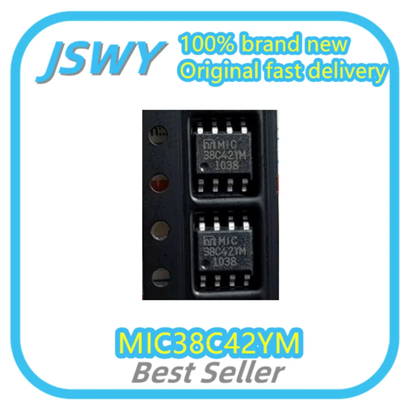 

(5/50pcs) MIC38C42YM MIC38C42 Silkscreen 38C42YM SOP8 Integrated Circuit IC Brand New Original Ships Fast