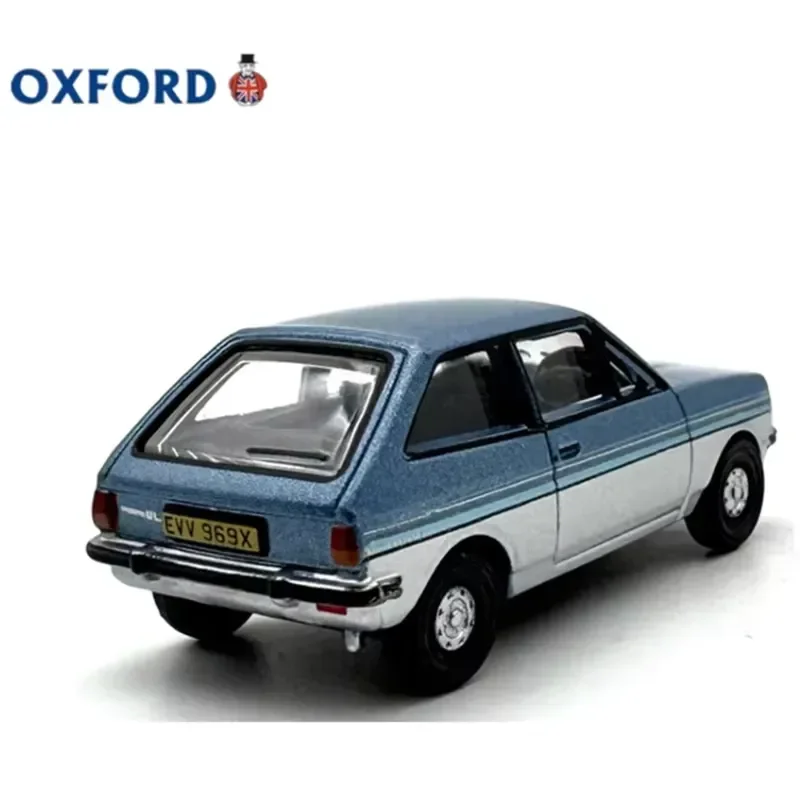 for OXFORD 1:76 Fiesta MkI Diecast Alloy Car Model Vintage Simulation Desktop Ornament Collectible Gift Static Display Toy