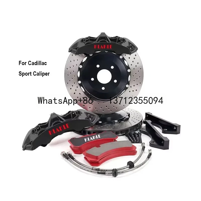 KLAKLE Car Racing Sport Brake Caliper 6 Big Piston 405*34 Brake Disc For Cadillac Escalade 2008