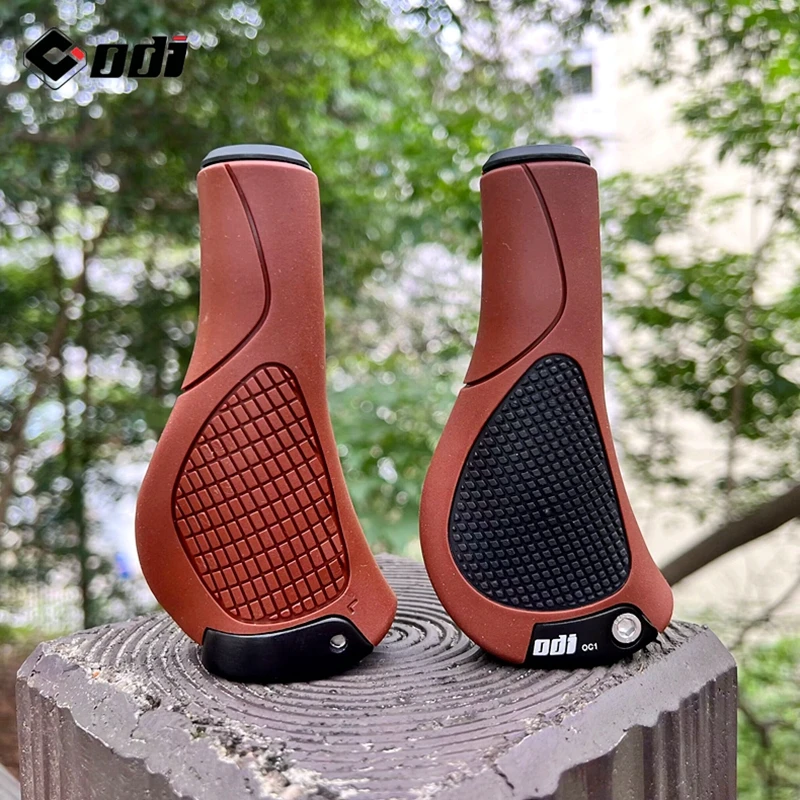 ODI OC1 Bicycle Grips 22.2mm Large Pad Bike Handlebar Cover MTB Anti-Slip Grips Ergonomic Cycling Rubber Ball Handle Accessories