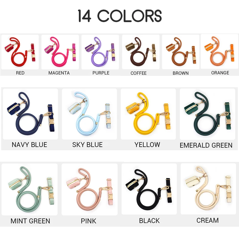 طوق ومقود مخصص للكلاب من المخمل باللون الأخضر الزمردي الفاخر، طوق هدية فاخر للكلاب قابل للتعديل مع اسم الرصاص المتين