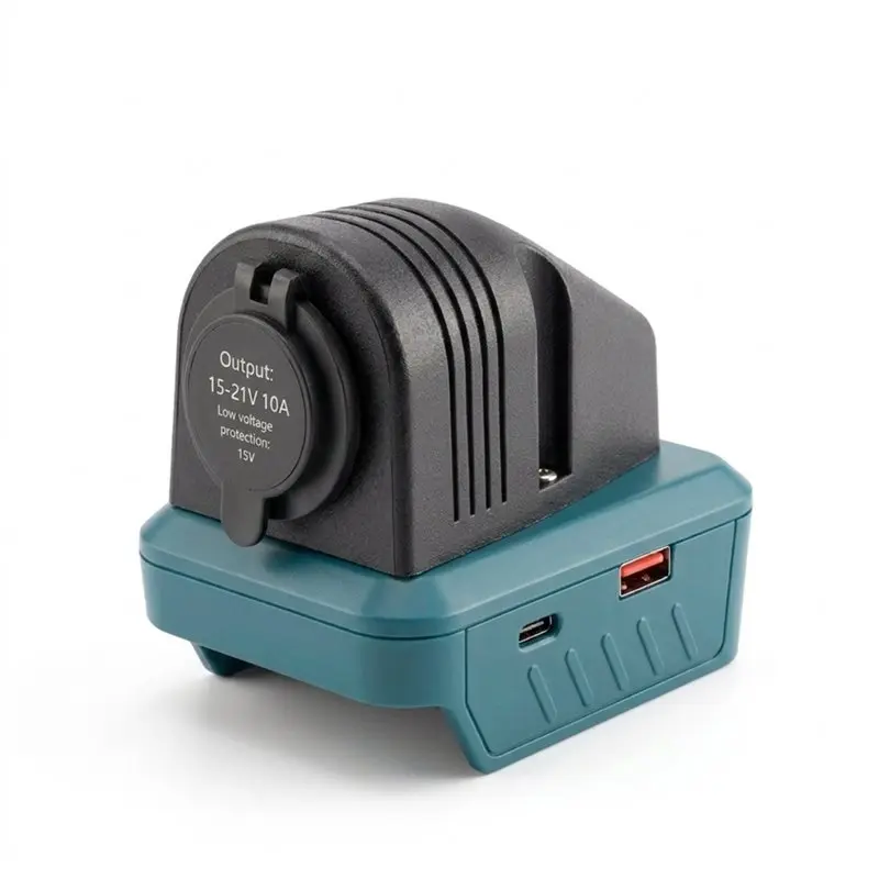 [LXYA68Z!] Tent-Style Cigarette Lighter For 18V Lithium Battery Powered Waterproof Panel Power Outlet 15V-21V 10A Output