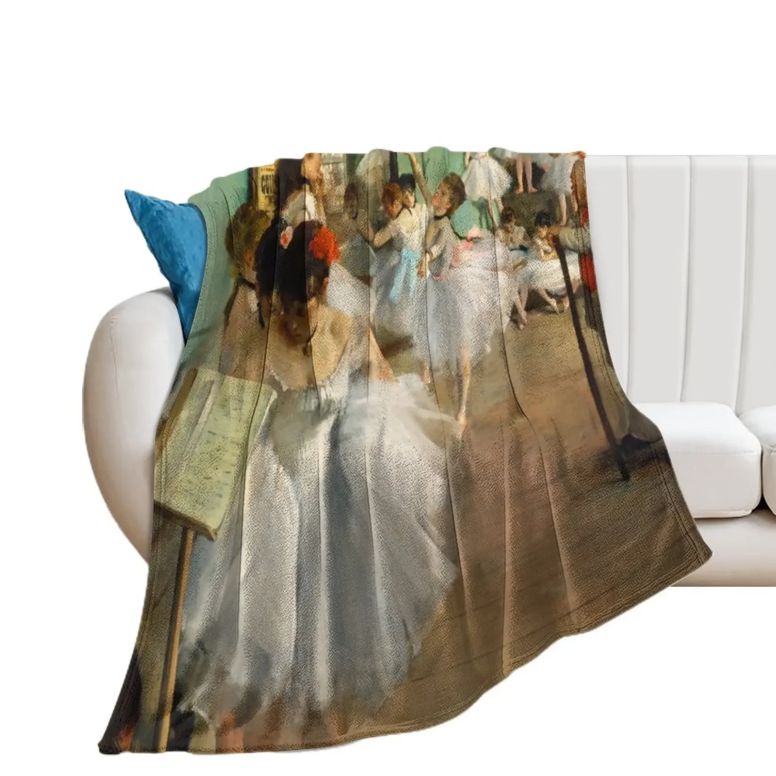 

Degas Ballerinas - Dance Class Throw Blanket for babies christmas gifts Beach Blankets