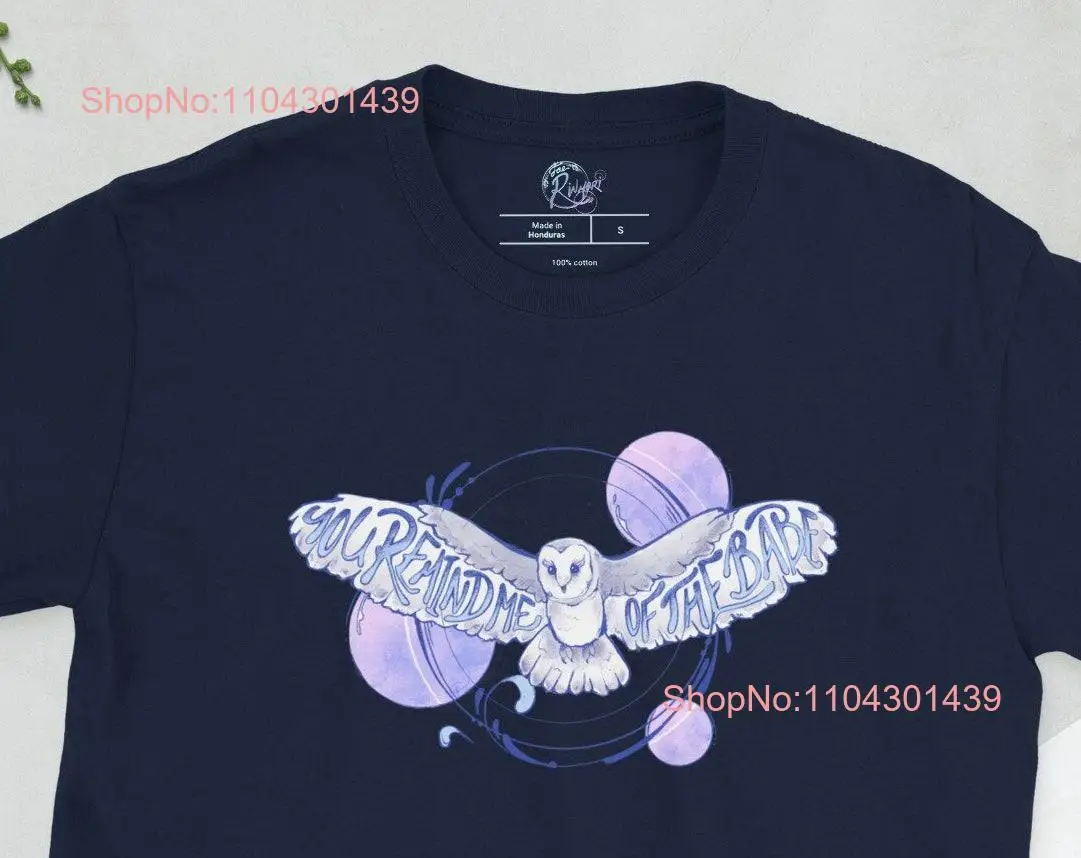 Mystical Jareth Labyrinth T Shirt Goblin King Owl Remind Me of the Babe 80's Fantasy Movie Quote  long or short sleeves