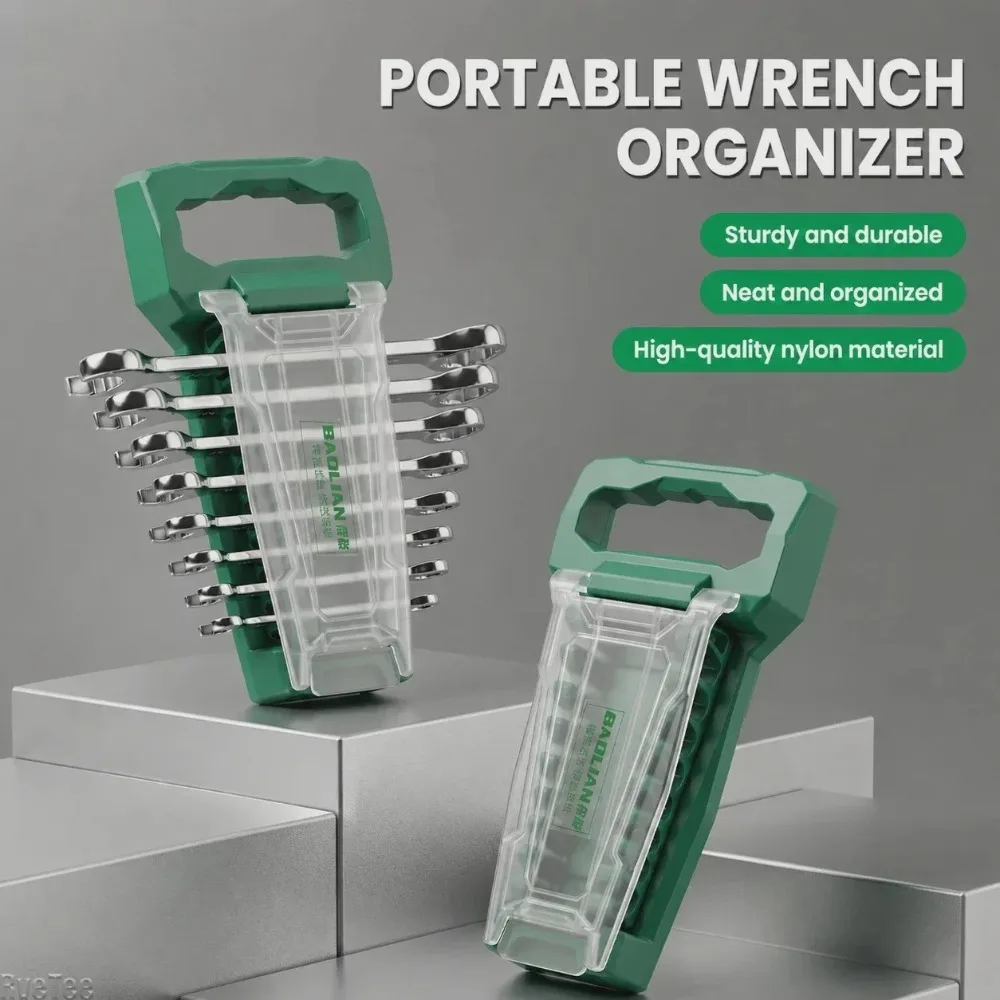 Heavy‑Duty Portable Handheld Tool Bag Organizer Wall Mountable Belt Storage Pouch for Auto Mechanic Wrench Bolt Repair Tools