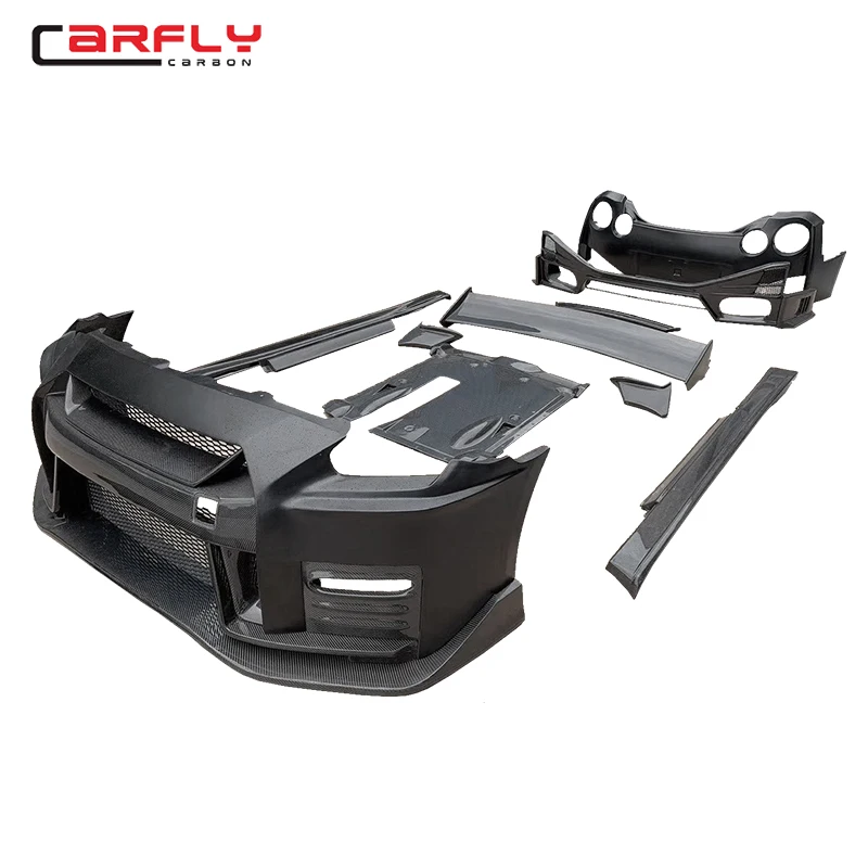 لنيسان GTR R35 2008-2018 طقم هيكل من ألياف الكربون مخصص الأكثر مبيعًا