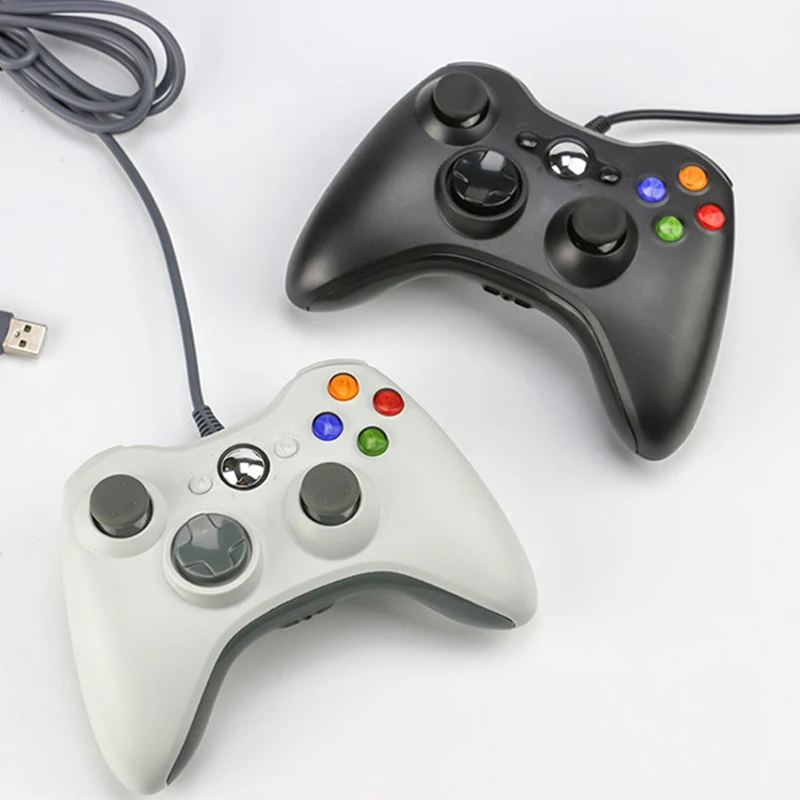 PC Control Xbox 360 Controller Xbox Controller Xbox Control Game Pad ลักษณะเกม USB WIRED joypad Gamepad สำหรับ Microsoft