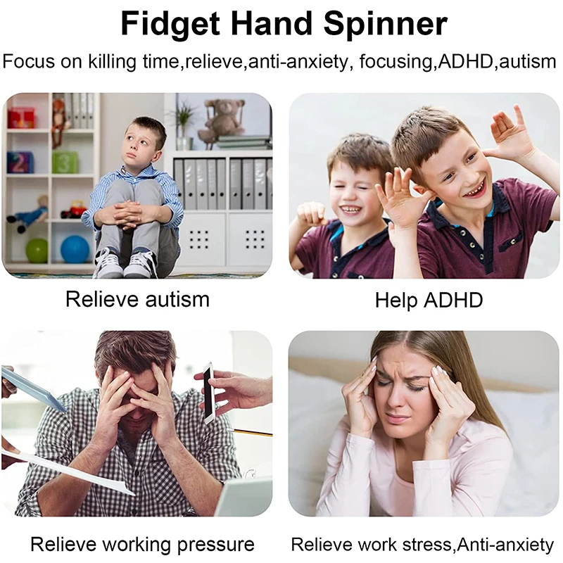 フラッシュLEDフィジェットスピナー 暗闇で光る ストレス解消 指遊びおもちゃ 子供 大人向けのクールなギフト 誕生日 クリスマス