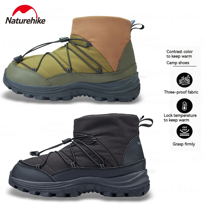 

Naturehike Winter Warmth Camp Shoes EVA Waterproof Non-Slip High Top Snow Boots Outdoor Camping Climbing Thickening Cotton Shoes