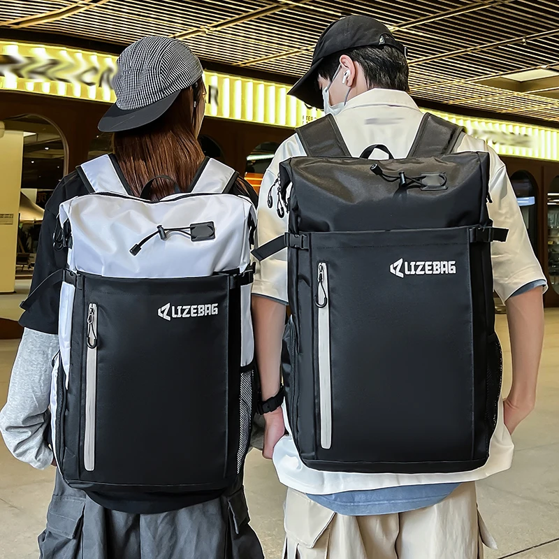 

Tennis Badminton Rackets Backpack Outdoor Travel Sports Hiking Commuting Gym Bag Reflective Short Trip College Schoolbag