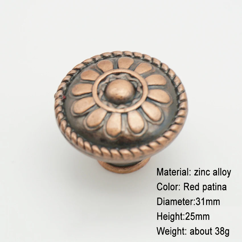 Door Knob Cabinet Furniture Handles for Cabinet Kitchen Cupboard Zinc Alloy Home Drawer DIY Wardrobe Dresser Pulls Knobs image 3